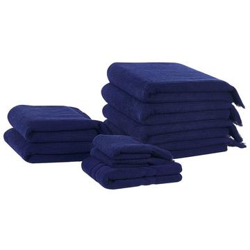Set di 9 asciugamani en Cotone ATIU