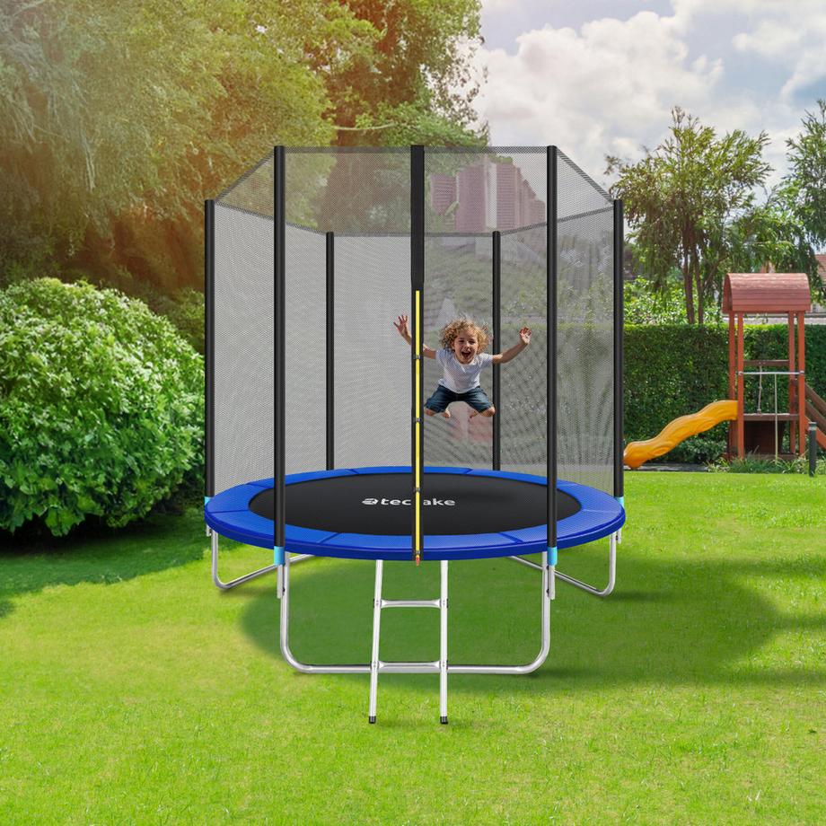 Tectake  Trampolino Garfunky Ø 244 cm, certificato GS 