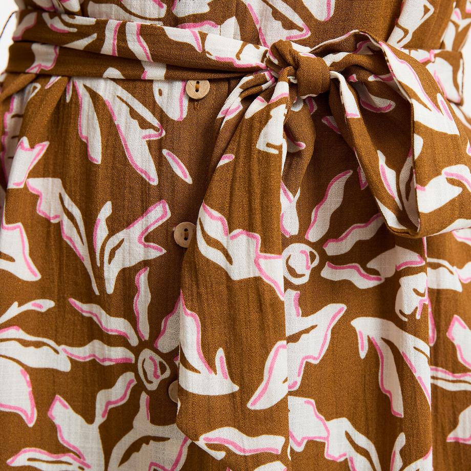 La Redoute Collections Abito midi con spalline sottili e stampa floreale  
