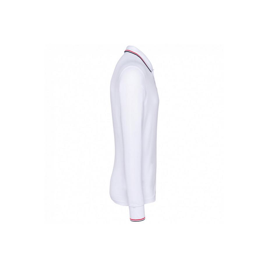 Kariban Piqué Strick Langarm Poloshirt  