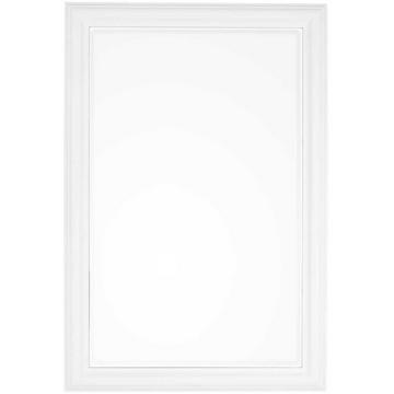 Miroir Sanzio avec cadre blanc mat 60x90