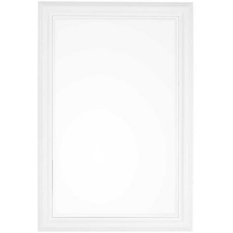 mutoni Miroir Sanzio avec cadre blanc mat 60x90  