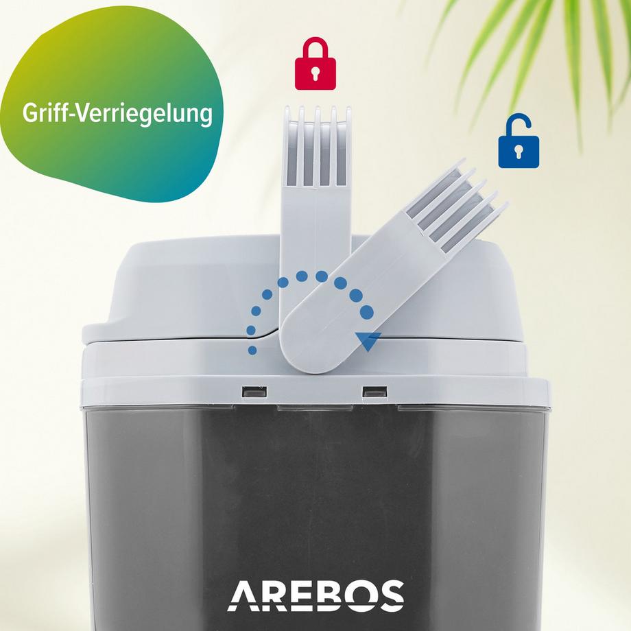 Arebos  Cool box 25L auto termoelettrico frigorifero 12V 230V 