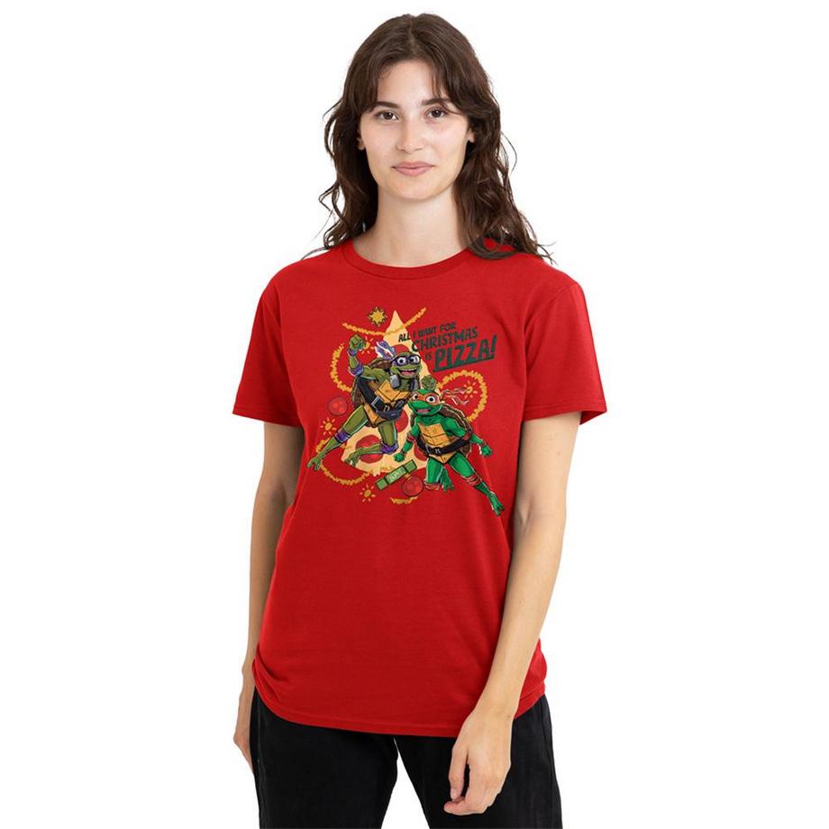 TEENAGE MUTANT NINJA TURTLE Weihnachtliches T-Shirt mit Ninja-Schildkröten-Print  