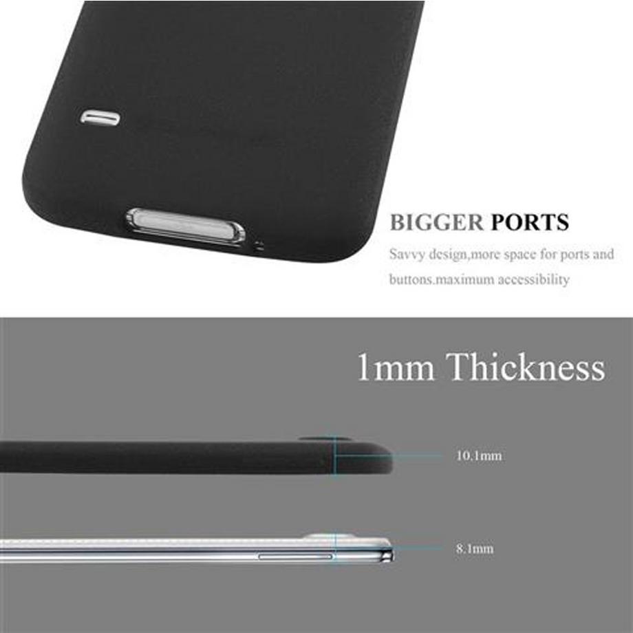 Cadorabo  Hülle für Samsung Galaxy S5 / S5 NEO TPU Silikon Frosted 