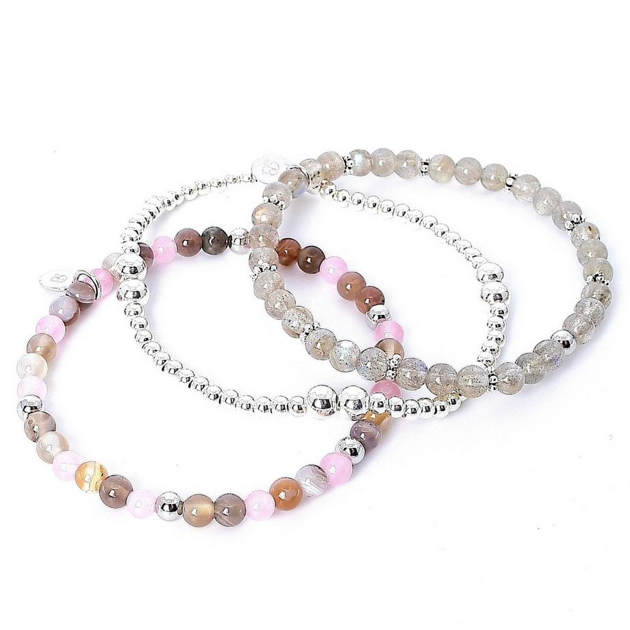 Buna armbänder vereint als Bundle mit Steinen