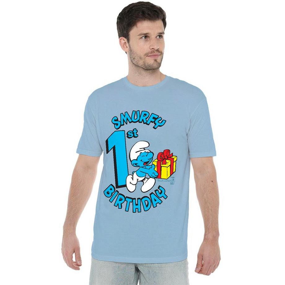 Les Stroumpfs  T-Shirt1er Anniversaire Smurfy 
