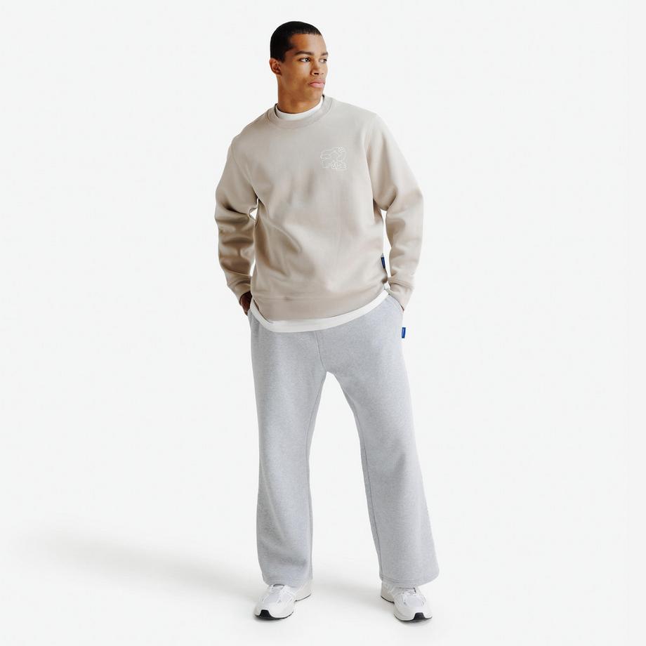 DECATHLON  Sweatshirt Rundhals Relaxed Fit Unisex, Elementals, 