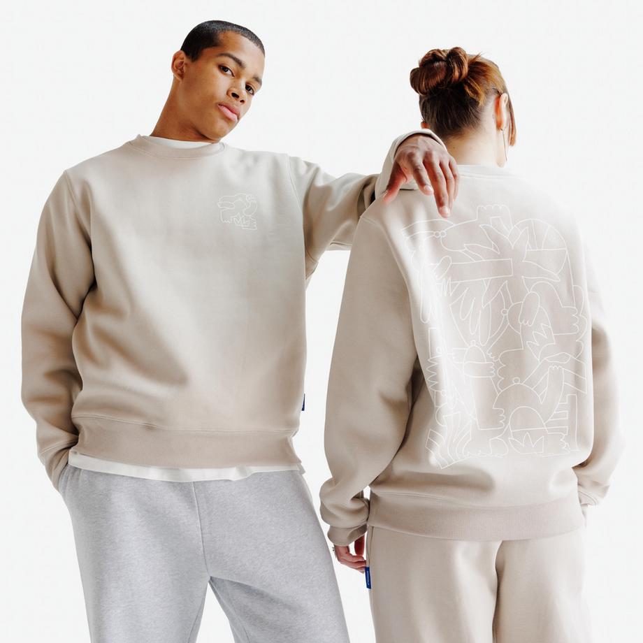 Sweatshirt Rundhals Relaxed Fit Unisex, Elementals,