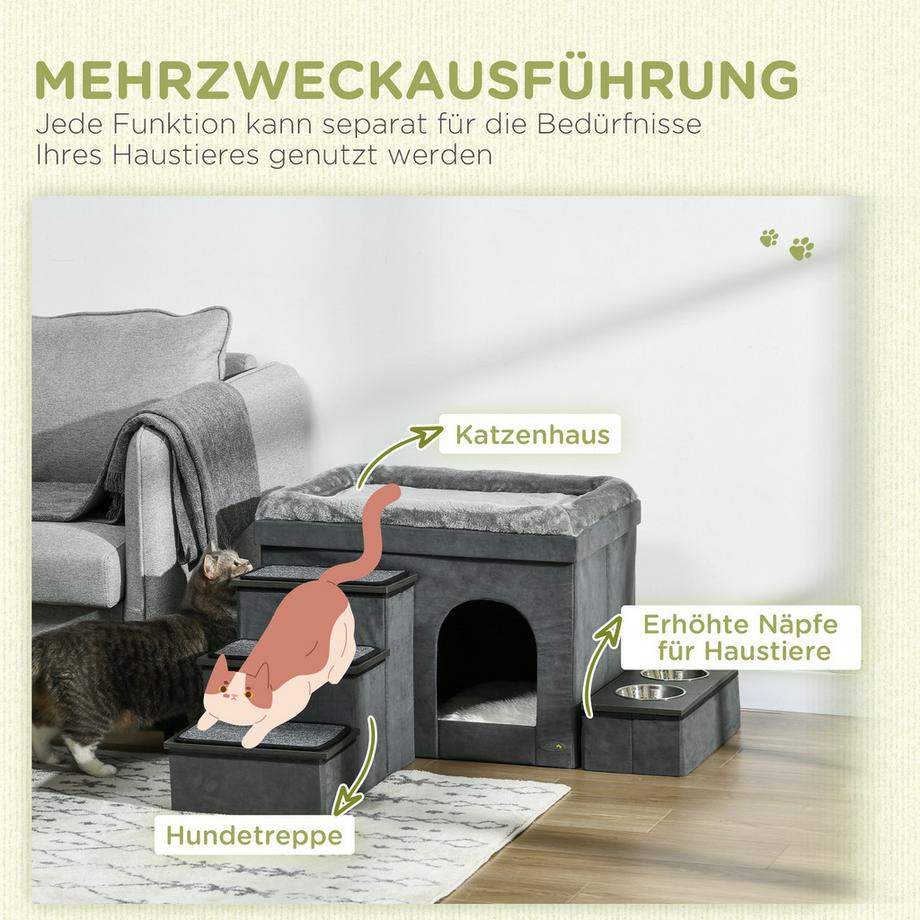 PawHut  Katzenhaus 