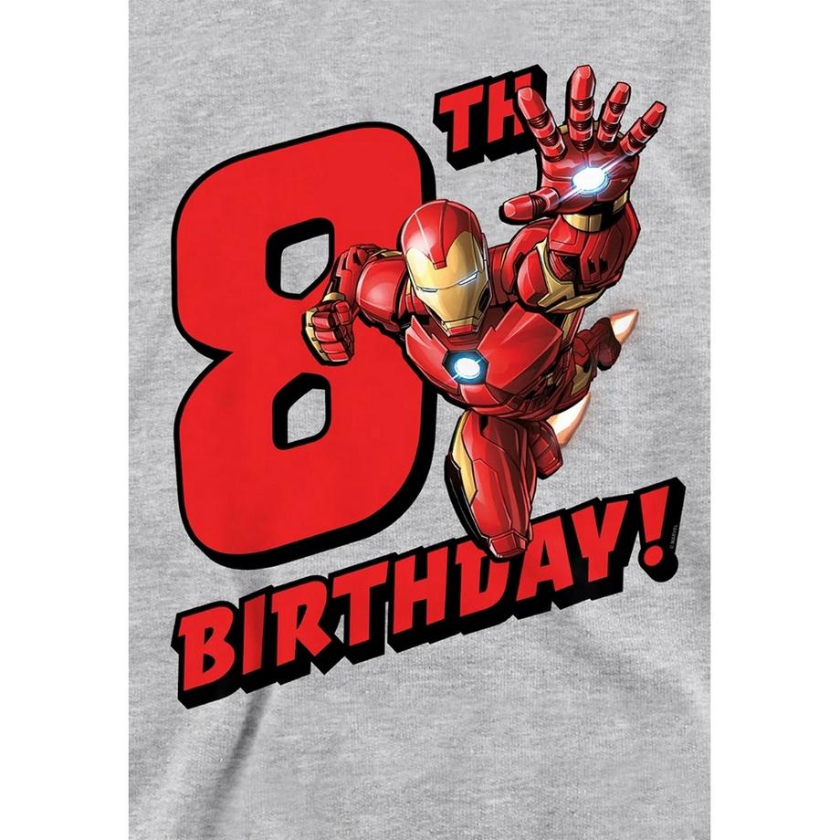MARVEL  Sweat À Capuche 8ème Anniversaire Motif Iron Man 
