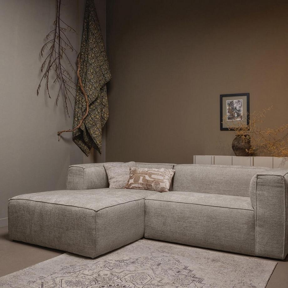 mutoni Ecksofa Bean links Hefty Melange travertin 254x178  
