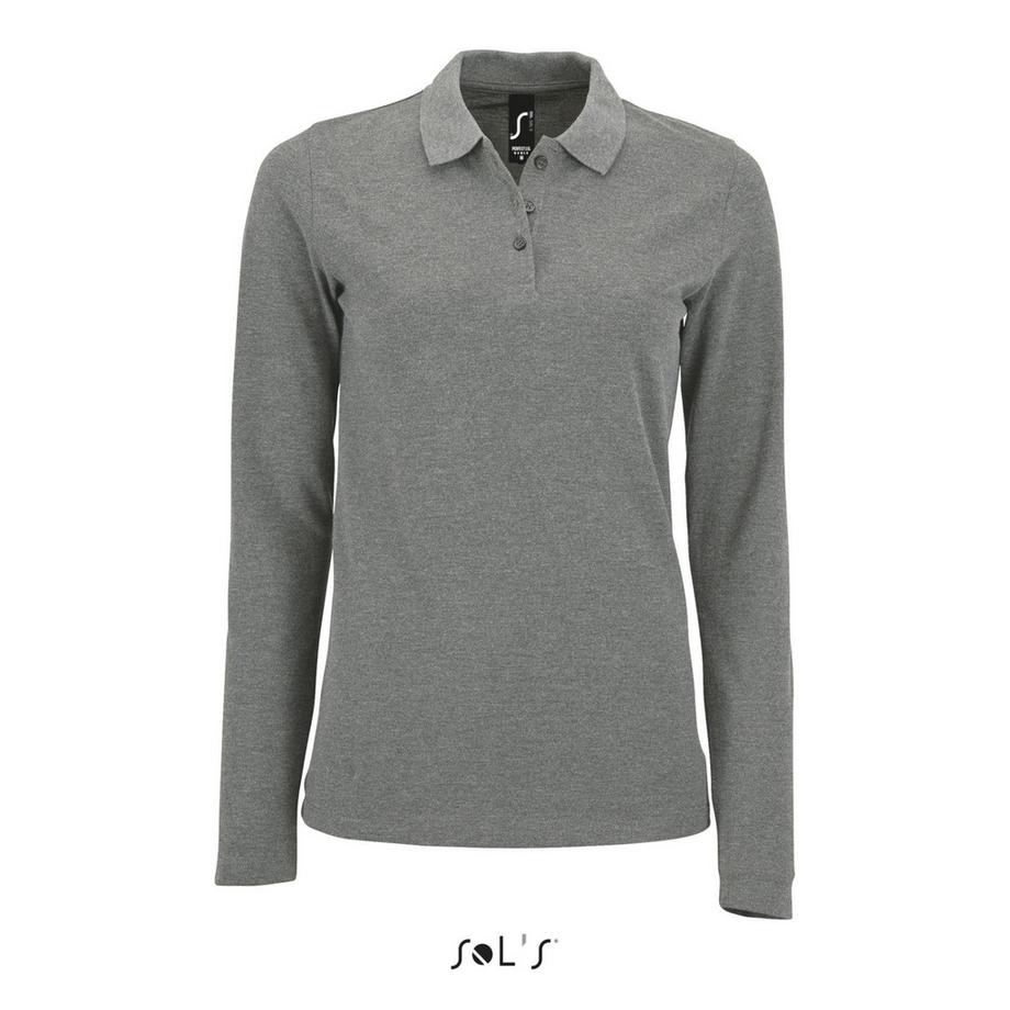 SOLS Perfect Polo Camicia Maniche Lunghe  