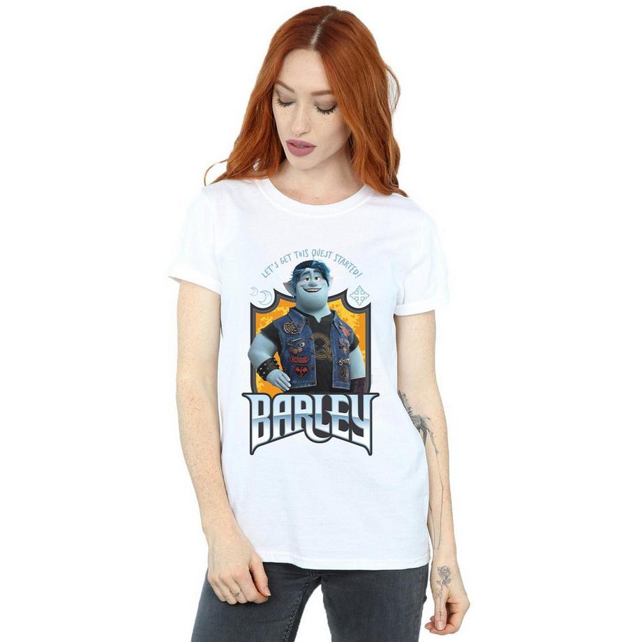 Disney Onward Barley T-Shirt Stampata Maniche Corte  