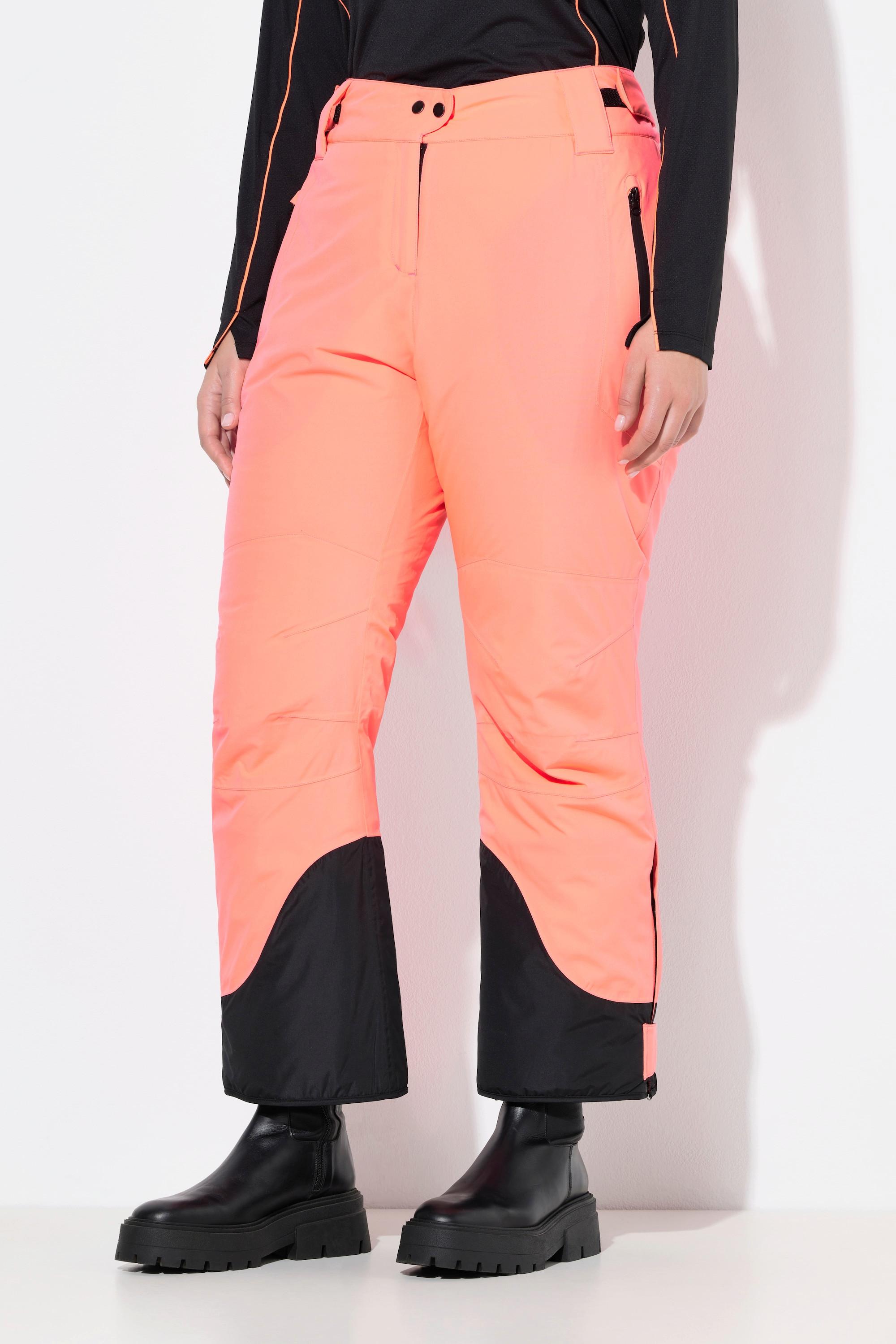 Ulla Popken HYPRAR Wasserdichte Skihose mit Klettriegel  