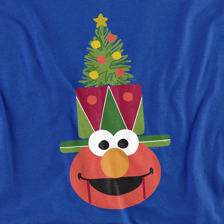 Sesame Street  T-ShirtNoël Motif Elmo Motiftyle Cassenoisette 