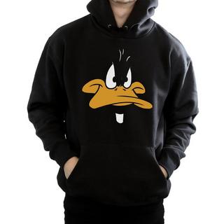 LOONEY TUNES Daffy Duck Face Felpa con Cappuccio  