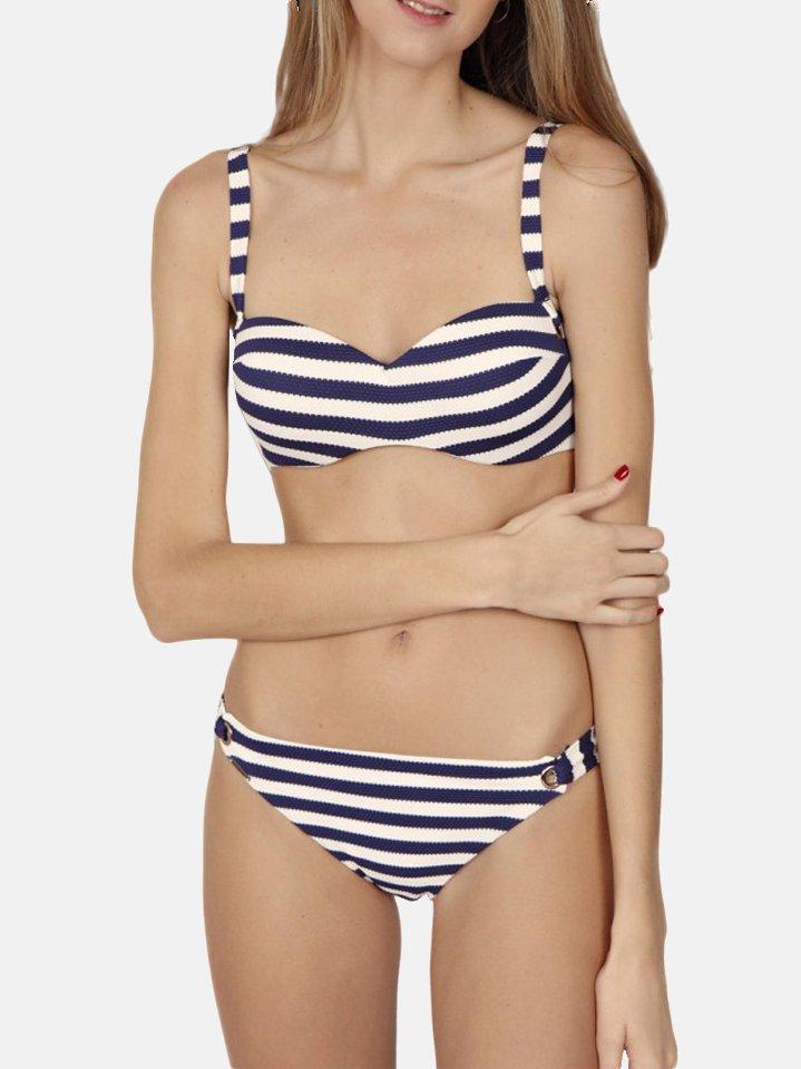 Admas  Ensemble 2 pièces bikini bandeau push-up Sailor 