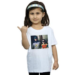 DC COMICS  Batman TV Series Dynamic Duo Photograph TShirt 