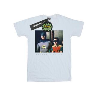 DC COMICS  Tshirt BATMAN TV SERIES DYNAMIC DUO PHOTOGRAPH 