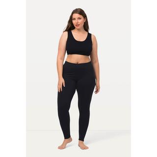 Ulla Popken  Legging en coton avec taille élastique, coupe Slim 