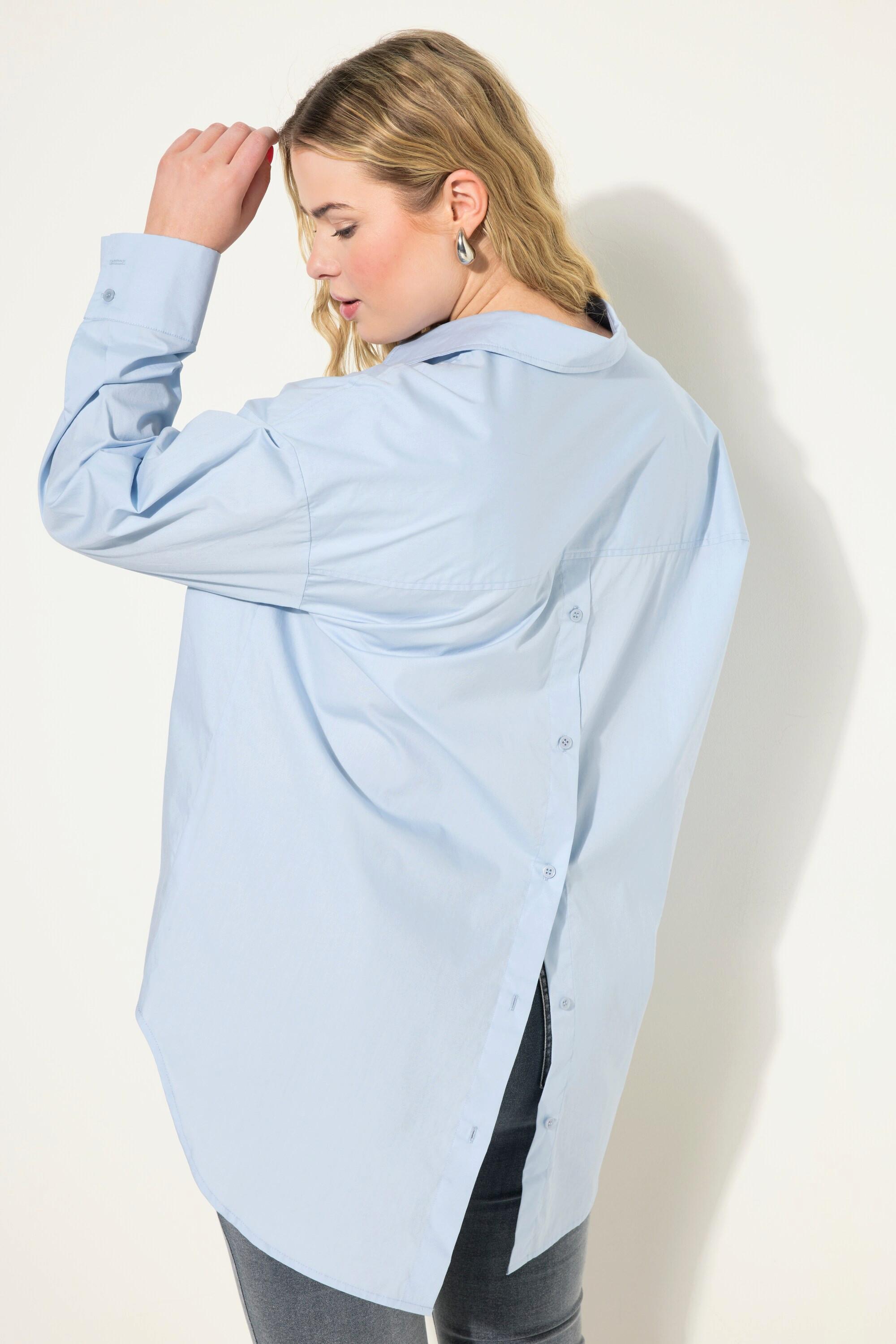 Studio Untold  Bluse, oversized, Rücken-Knopfleiste, Langarm 