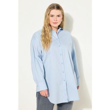 Bluse, oversized, Rücken-Knopfleiste, Langarm