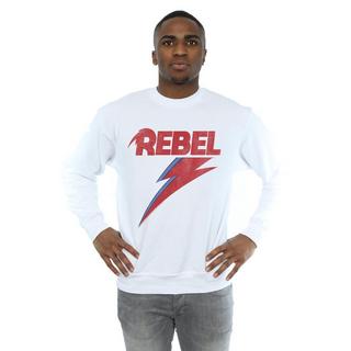 David Bowie Rebel Bolt Print Sweatshirt  