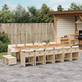 VidaXL Garten essgruppe poly-rattan  