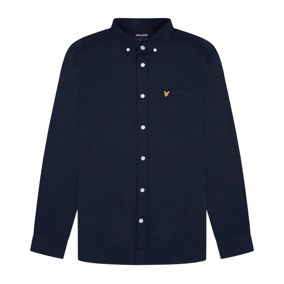 Camicia Logo Ricamato Oxford