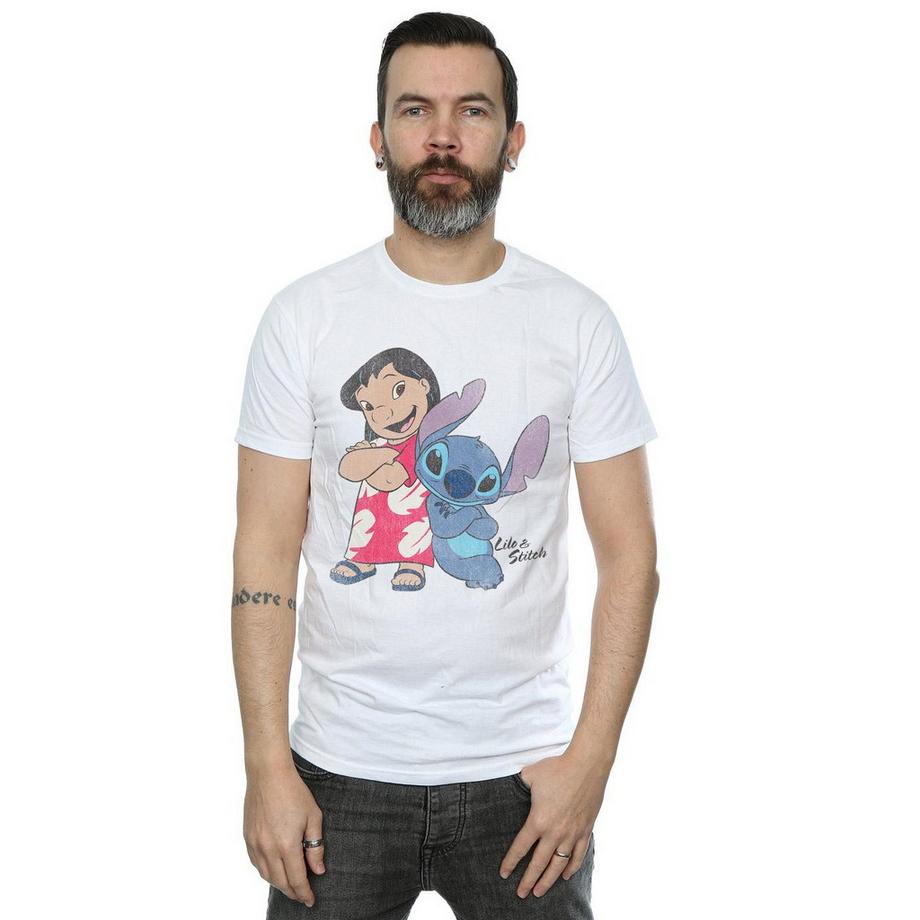 Lilo & Stitch Lilo and Stitch Classic Bedrucktes T-Shirt  