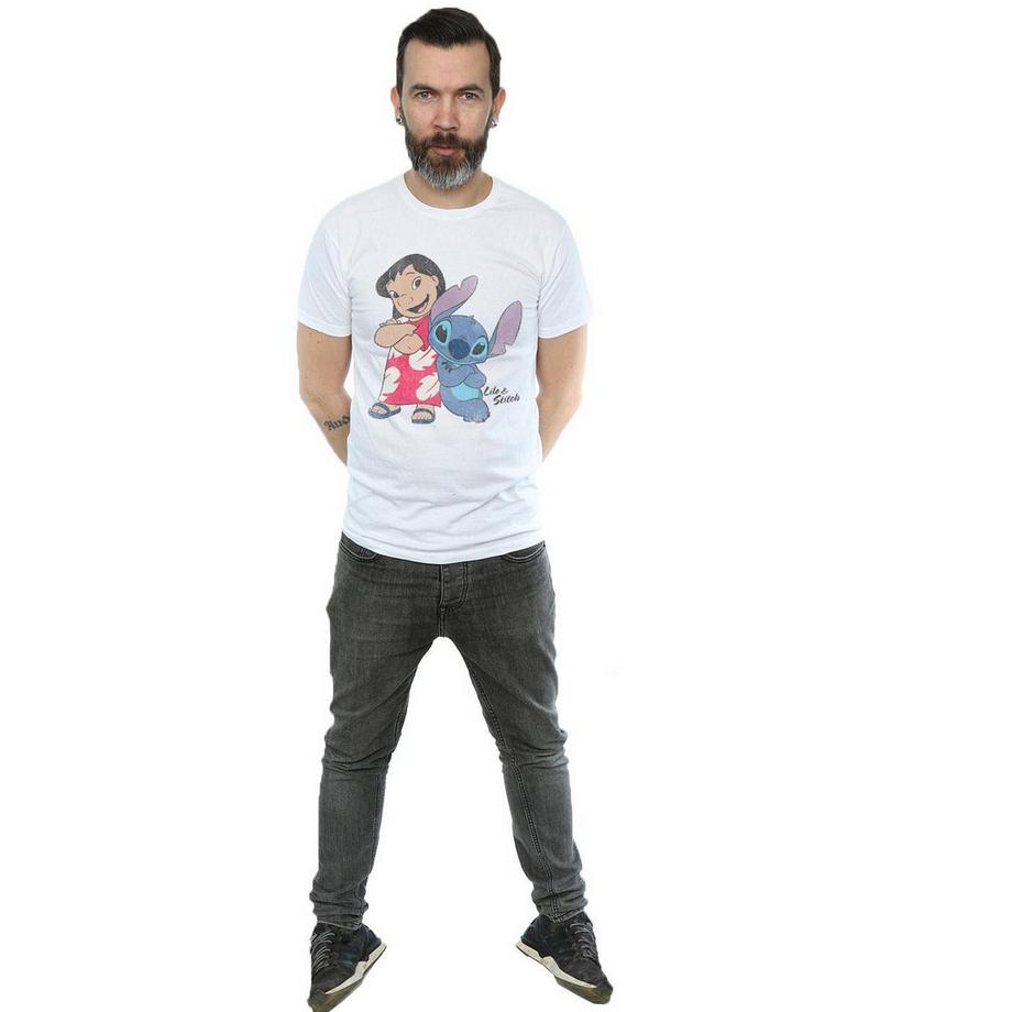 Lilo & Stitch Lilo and Stitch Classic Bedrucktes T-Shirt  