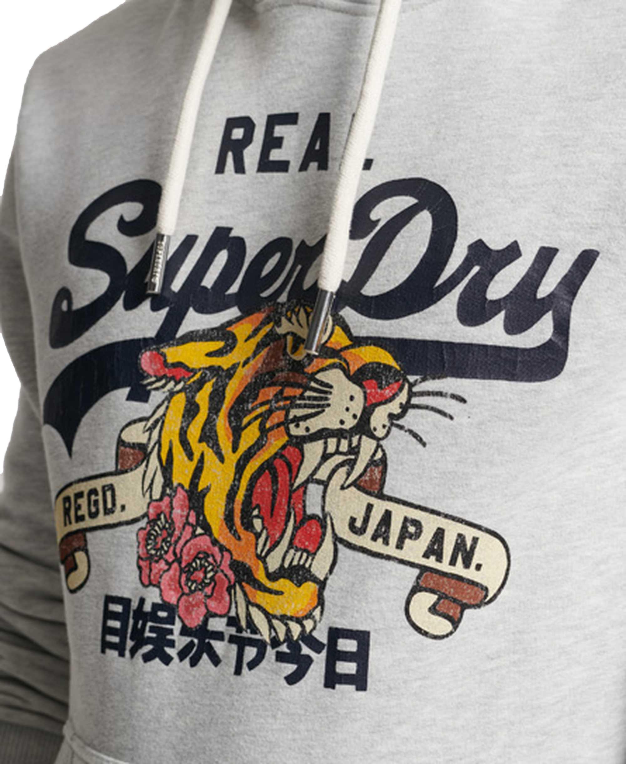 Superdry  Sweat-shirt  Confortable à porter-VINTAGE NARRATIVE HOOD 