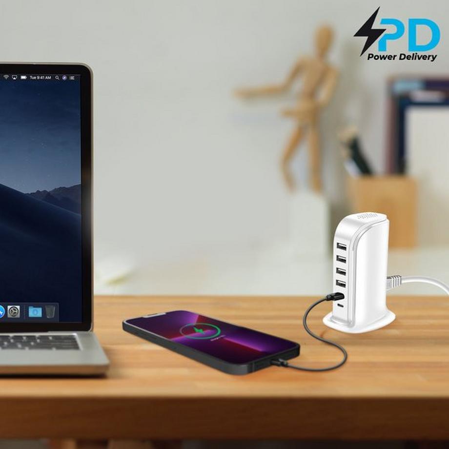 BigBen Connected  Mehrfachsteckdose USB/ USB-C Ladestation 