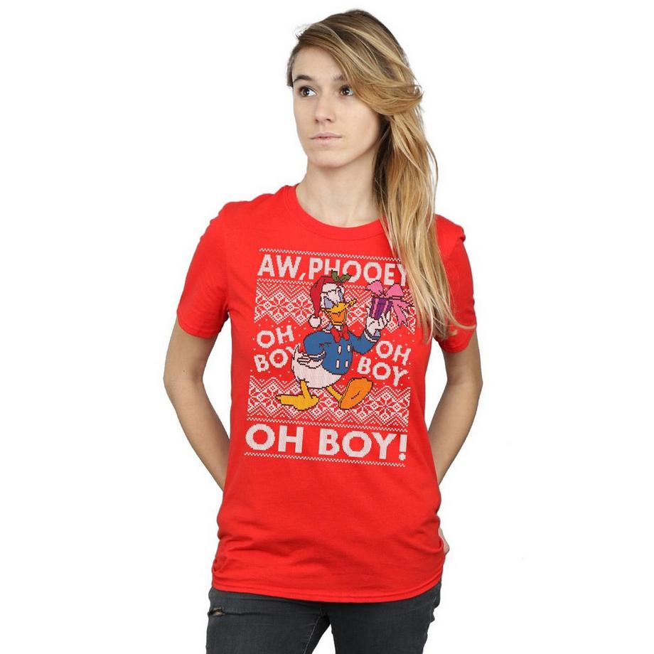 Disney Donald Duck Christmas Aw Phooey T-Shirt  
