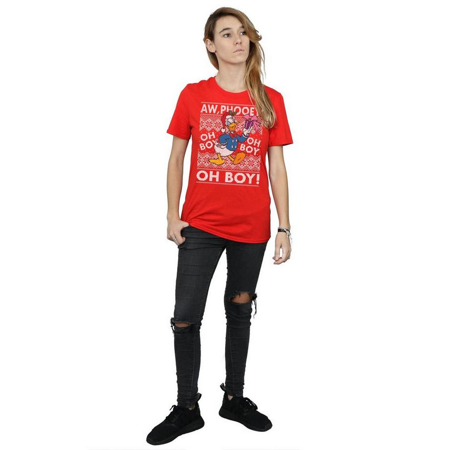 Disney Donald Duck Christmas Aw Phooey T-Shirt  