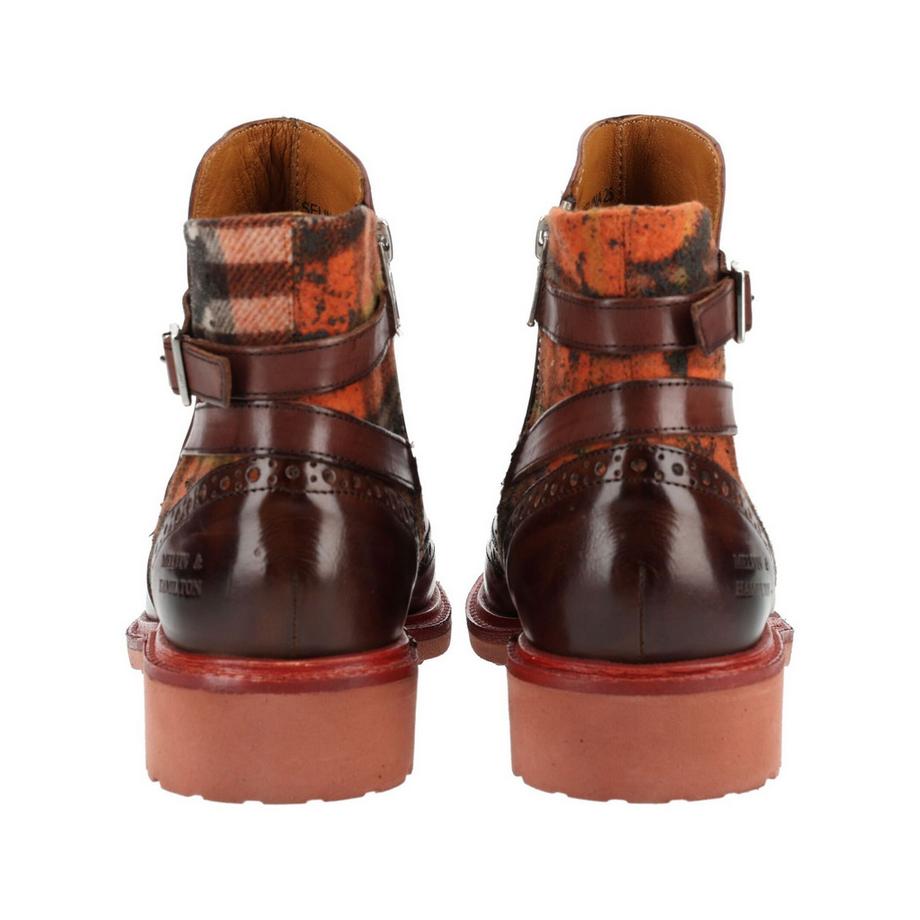 Melvin & Hamilton Stivaletto Brogue con Cinturino  
