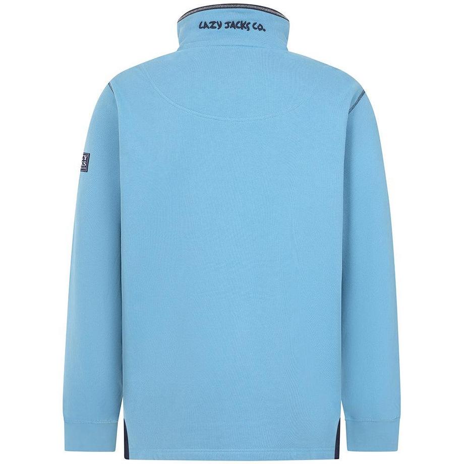 Lazy Jacks Sweatshirt mit kurzem Reissverschluss  