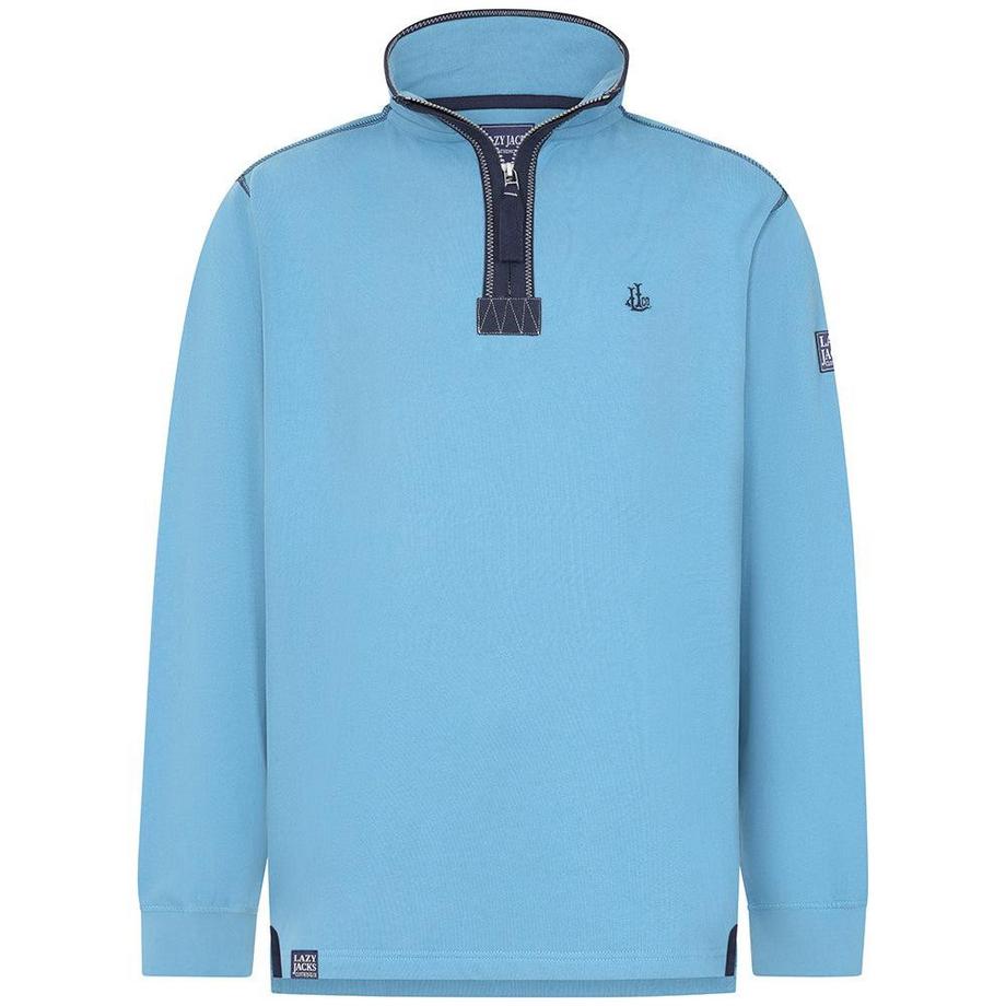Sweatshirt  ,  mit kurzem Reißverschluss