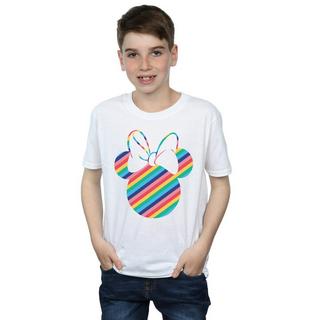 Disney  Minnie Mouse Rainbow Face TShirt 