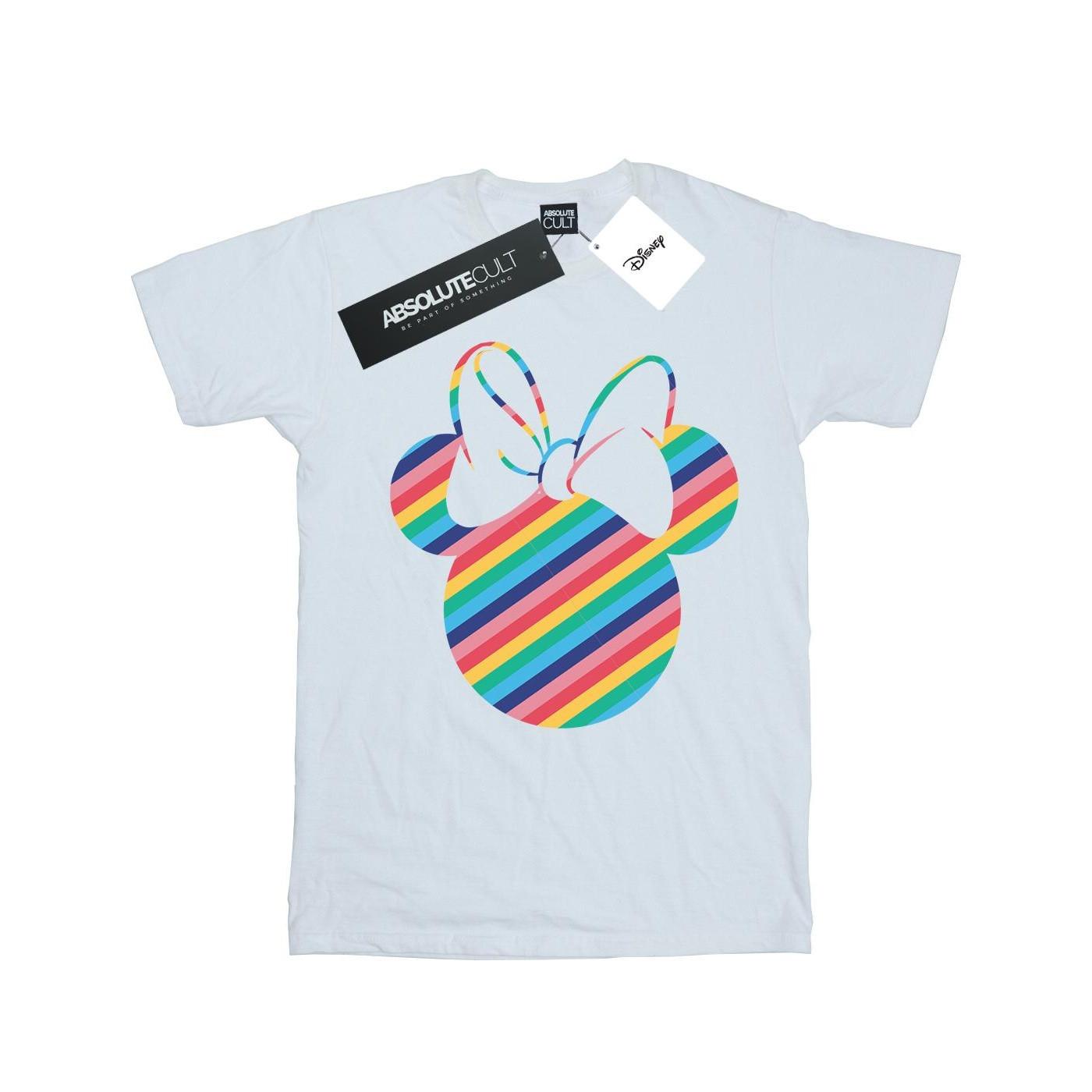 Disney  Minnie Mouse Rainbow Face TShirt 