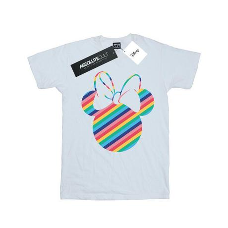 Disney  Minnie Mouse Rainbow Face TShirt 