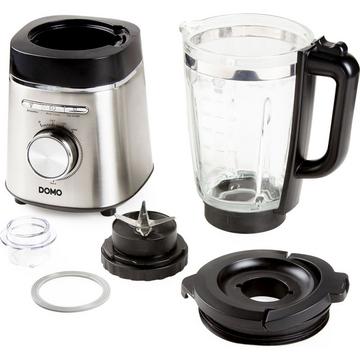 Domo DO722BL frullatore 1,75 L Frullatore da tavolo 1400 W Nero, Stainless steel