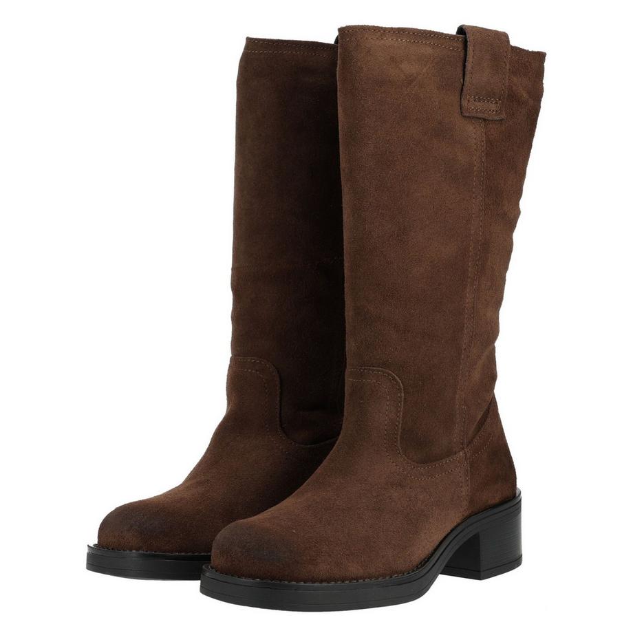 Pavement Knielange Stiefel mit Blockabsatz  