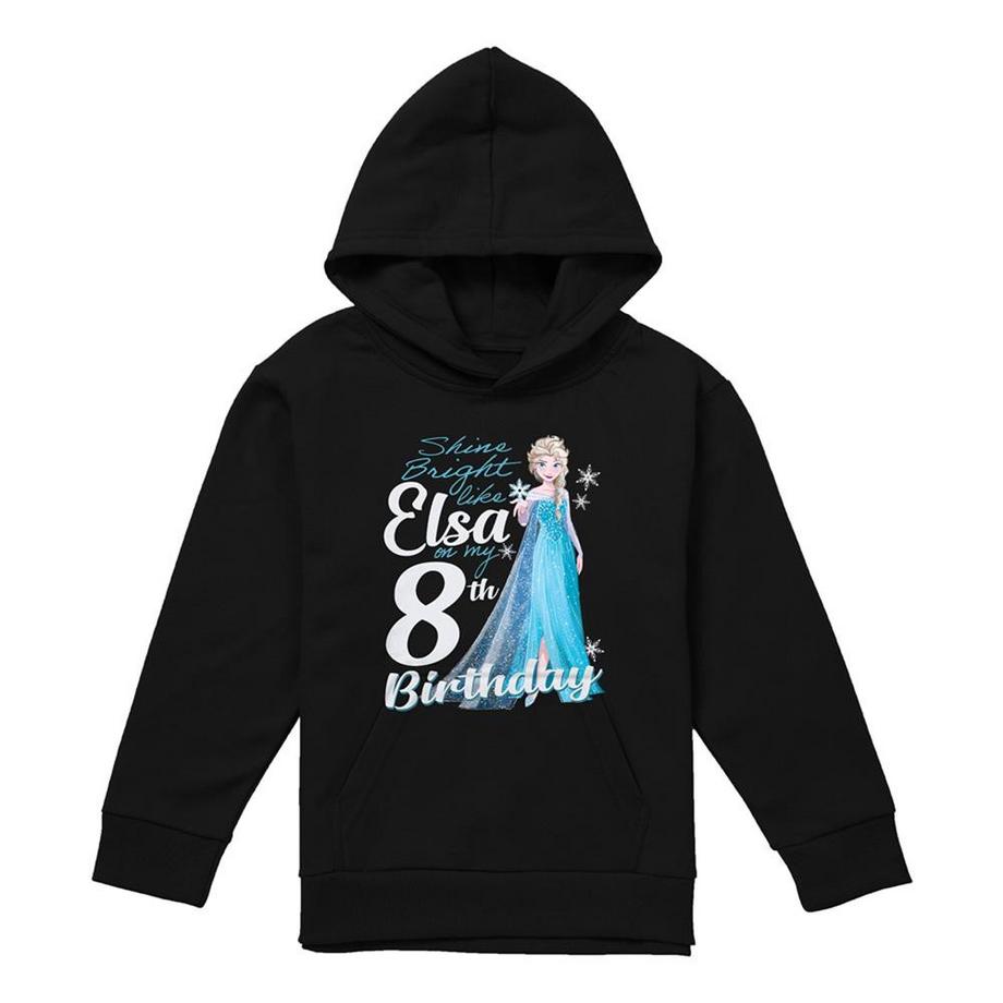 Bright Like Elsa Felpa Con Cappuccio 8° Compleanno