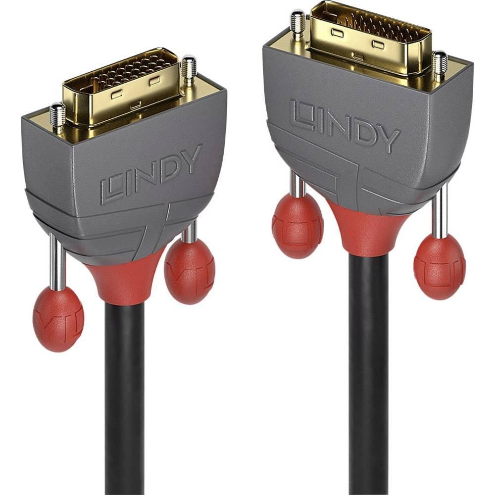 LINDY  LINDY 15m DVI-D Dual Link Kabel, Anthra Line 
