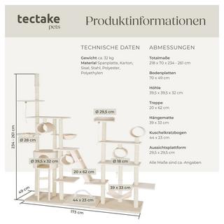 Tectake  Kratzbaum Snooky 261cm 