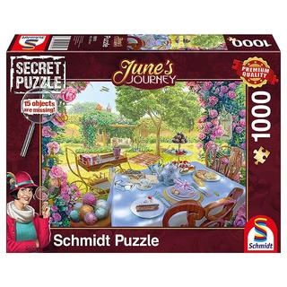 Schmidt  Puzzle Tee im Garten (1000Teile) 