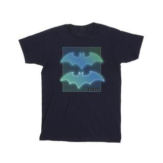 DC COMICS T-shirt Batman Logo Neon  