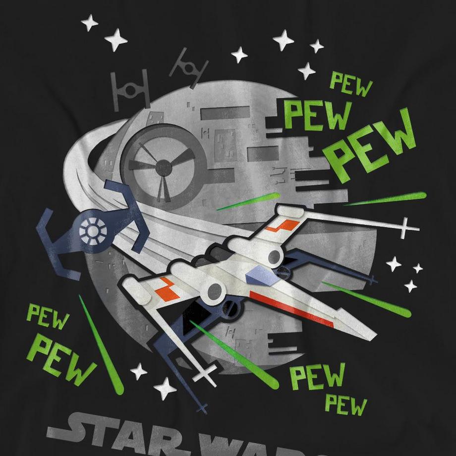 STAR WARS Star Wars Pew Pew Bedrucktes T-Shirt  